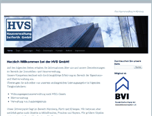 Tablet Screenshot of hvs-gmbh.com